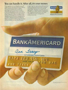 BankAmerica card.